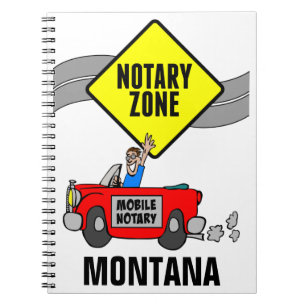 Carnet Zone Notaire Mobile Red Sports Voiture Montana