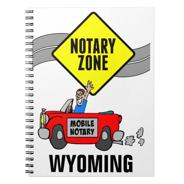 Carnet Zone Notaire Mobile Red Sports Voiture Wyoming (Devant)