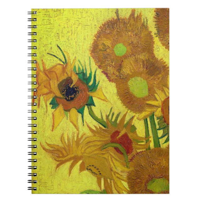 Carnet Zonnebloemen (Van Gogh) (Devant)
