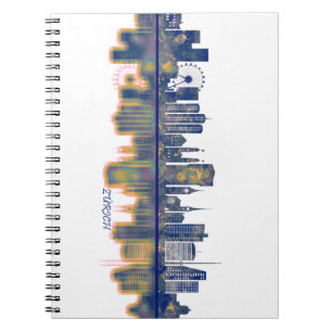 Carnet Zurich Skyline