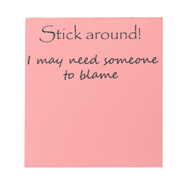 Carnets amusants cadeaux de bureau humour unique i (Devant)