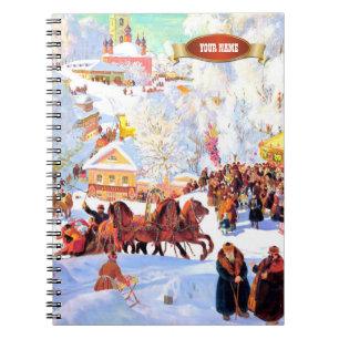 Carnets cadeaux de Noël Art russe