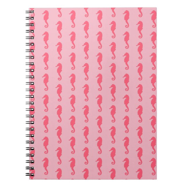Carnets de cheval de mer rose (Devant)
