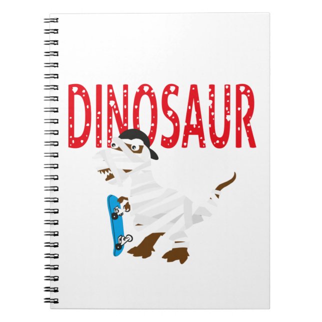 carnets de dinosaures enveloppés halloween (Devant)