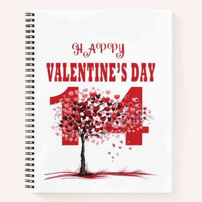 Carnets Heureuses Saintes-Valentin et plaquettes d (Devant)