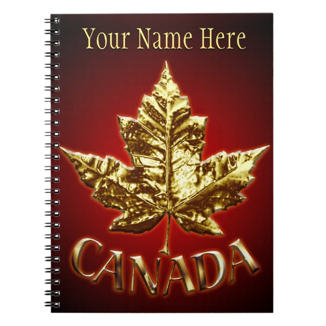 Carnets personnalisés du Journal du Canada Canada (Devant)