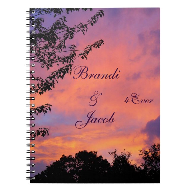 Carnets romantiques du coucher de soleil d'été *Pe (Devant)