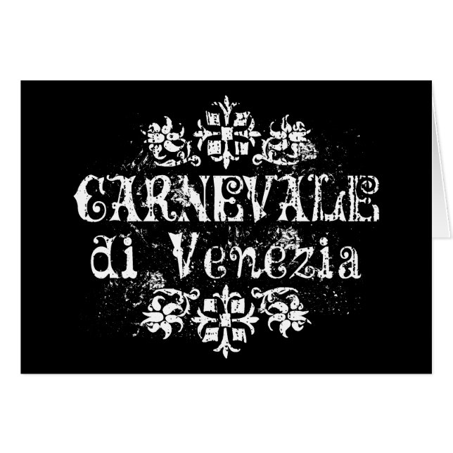 Carnevale di Venezia (Devant horizontal)