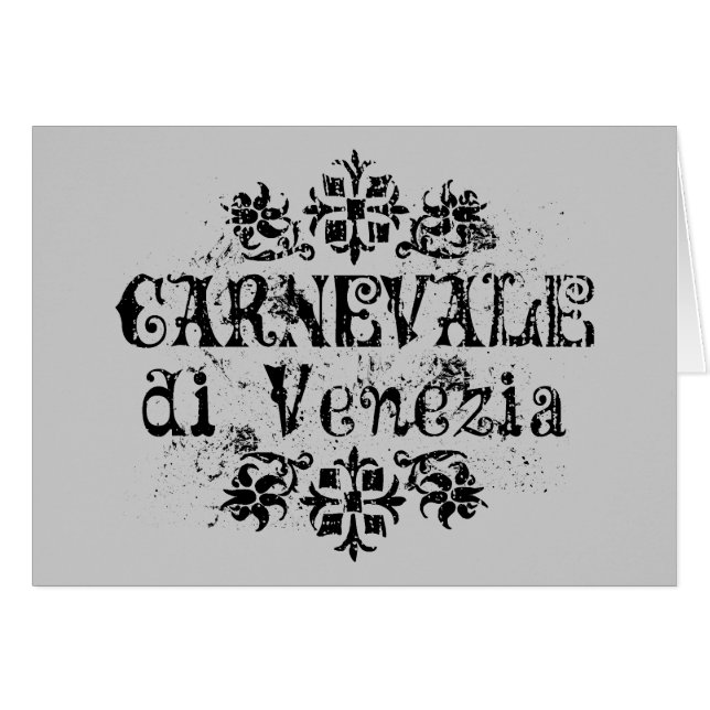 Carnevale di Venezia (Devant horizontal)