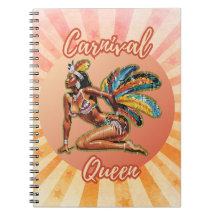 Carnival Queen Caribbean Spiral Carnet
