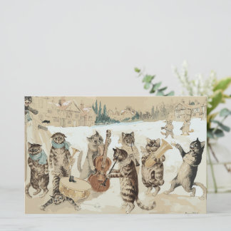 Carol Chant Chats Aquarelle par L.W. Wain