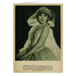 Carol Lombard 1929 cartes vintages de portrait