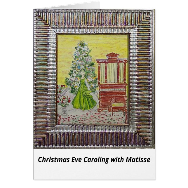 Carolage du soir de Noël avec carte Matisse (Devant)