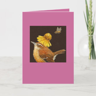 Carolina carte à tisser avec abeille et fleur