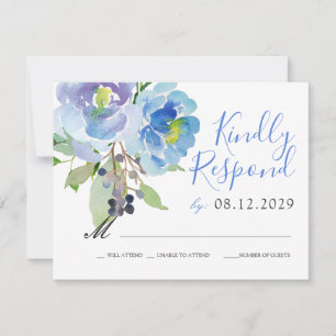 Carolina Réponse RSVP florale sauvage