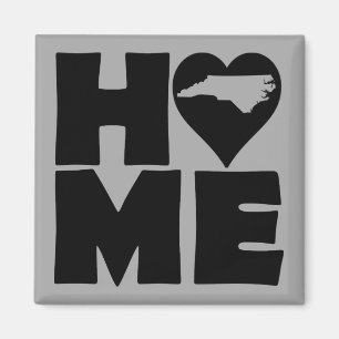 Caroline du Nord Accueil Heart State Fridge Magnet