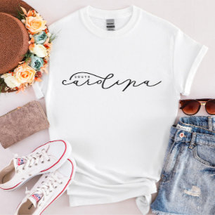 Caroline du Sud Script T-Shirt d'État pour femmes