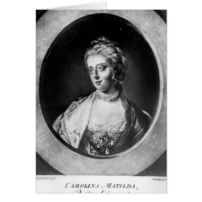 Caroline Matilda, reine du Danemark et de la (Devant)