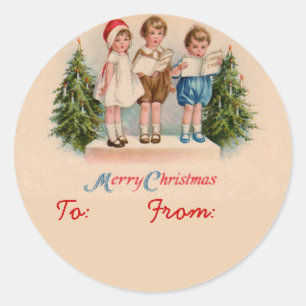 Caroling Kids Gig Stickers
