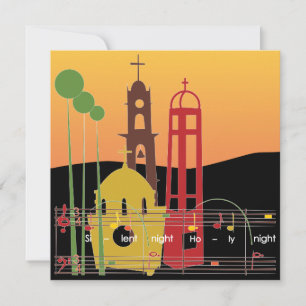 Carols de Noël Carte Silencieuse / Invitation