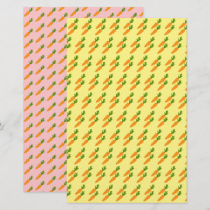 Carottes culinaires Scrapbook Papier