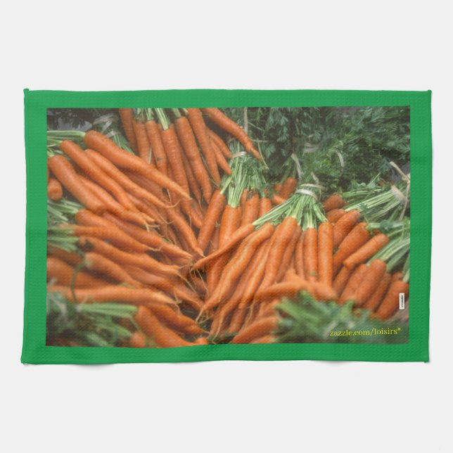 Carottes Serviettes de cuisine (Horizontal)