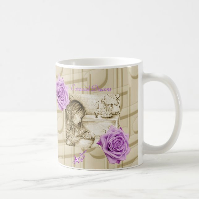 Carousel Dreams Roses Vintages et Mug Musique (Droite)