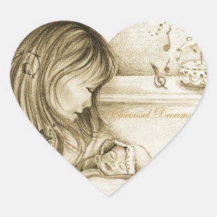 Carousel Dreams Stickers Coeur