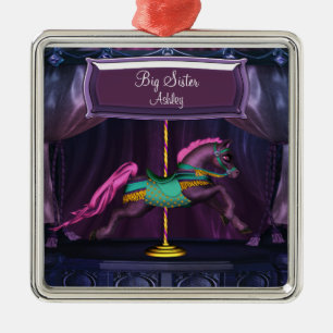 Carousel Pony Big Soeur Ornement de Noël