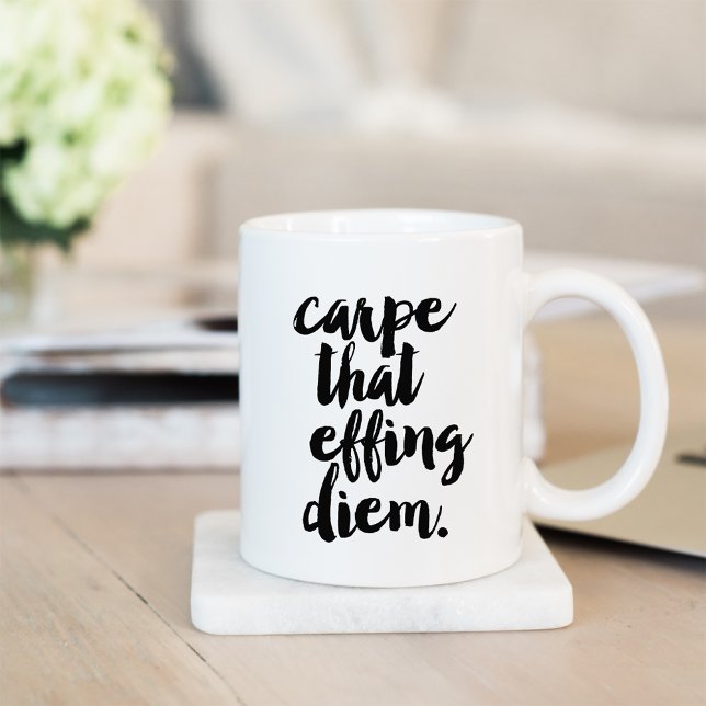 Carpe Ce Effet Citer Diem Mug (Créateur téléchargé)