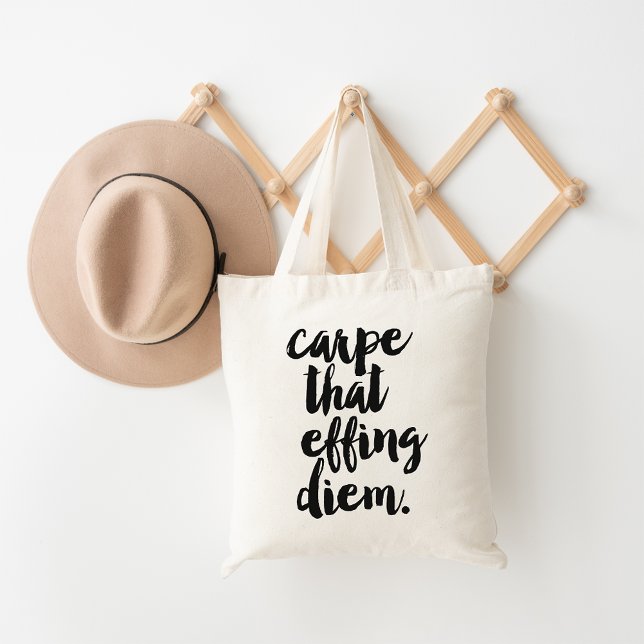 Carpe Ce Sac fourre-tout Effet Diem (Créateur téléchargé)