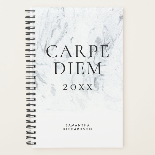 Carpe Diem Chic Marble Motivation (Devant)