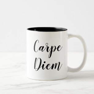 Carpe Diem   Inspirer la citation de Slogan Mug
