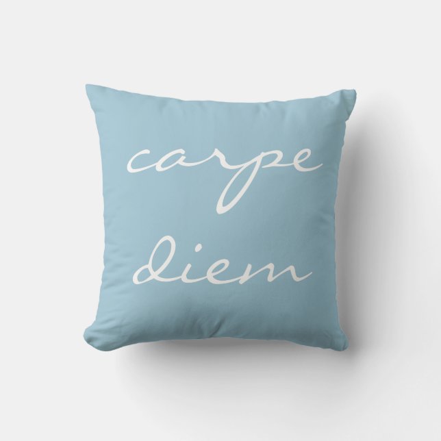 "carpe diem" Oreiller à lancer (Recto)