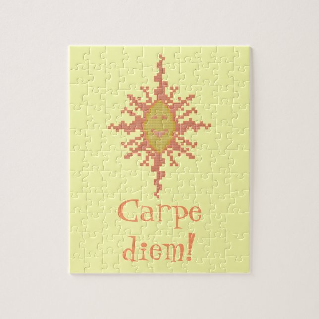 Carpe diem ! Puzzle Sunburst (Vertical)