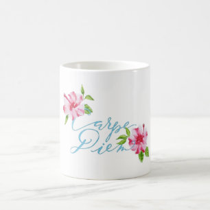 Carpe diem saisir le jour hibiscus Mug
