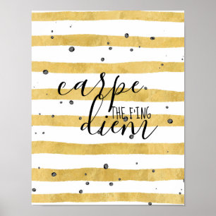 Carpe the f'ing Diem Poster