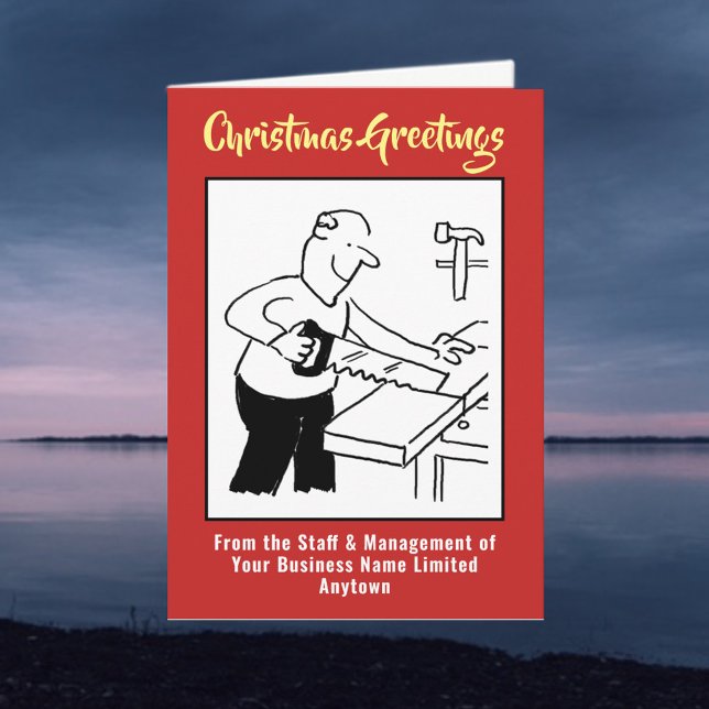 Carpenter ou Joindre Carte de Noël (Créateur téléchargé)