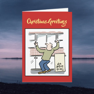 Carpenter ou Joindre Carte de Noël