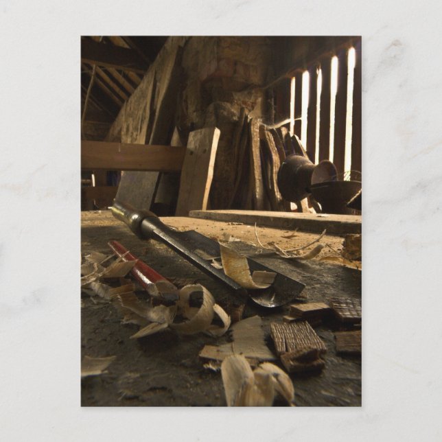 Carpenters Busy Workshop Carte postale (Devant)