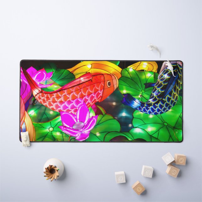 Carpes illuminées (Tableau pour enfants)