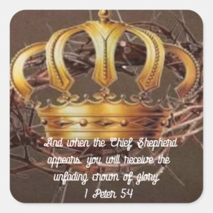 Carré 1 Sticker Peter 5:4