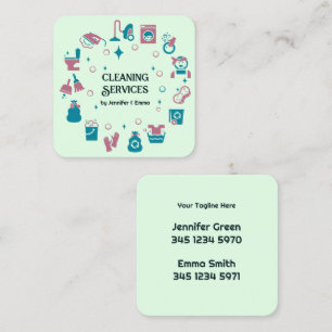Carré 2 Carte de visite Nettoyeur de noms