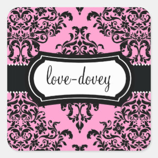Carré 311 Lovey Dovey Damask Sticker rose