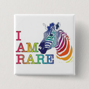 Carré 5 Cm Badge 2" - Je Suis Rare