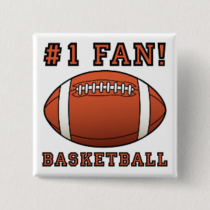 Carré 5 Cm Badge Épingle Bouton Pas Drôle pour Fan de Basket