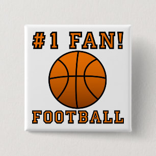Carré 5 Cm Badge Épinglette Bouton Pas Drôle Fan de Football