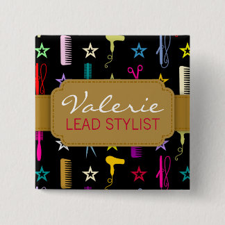 Carré 5 Cm Badge nominatif fait sur commande multicolore de