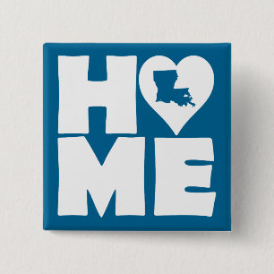 Carré 5 Cm Bouton Badge Épingle de l'État de la Maison de Lou
