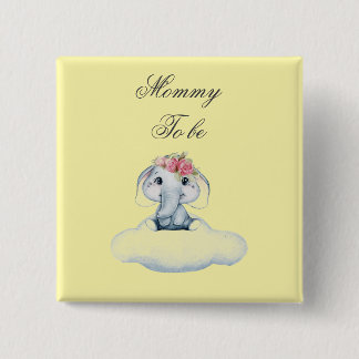 Carré 5 Cm Dreamy Days avec Rosie l'éléphant. Badge